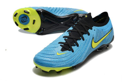 Nike Phantom Luna Elite NU FG Low-Tops Soccer Cleats - Blue/Black/Yellow