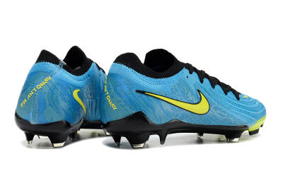 Nike Phantom Luna Elite NU FG Low-Tops Soccer Cleats - Blue/Black/Yellow