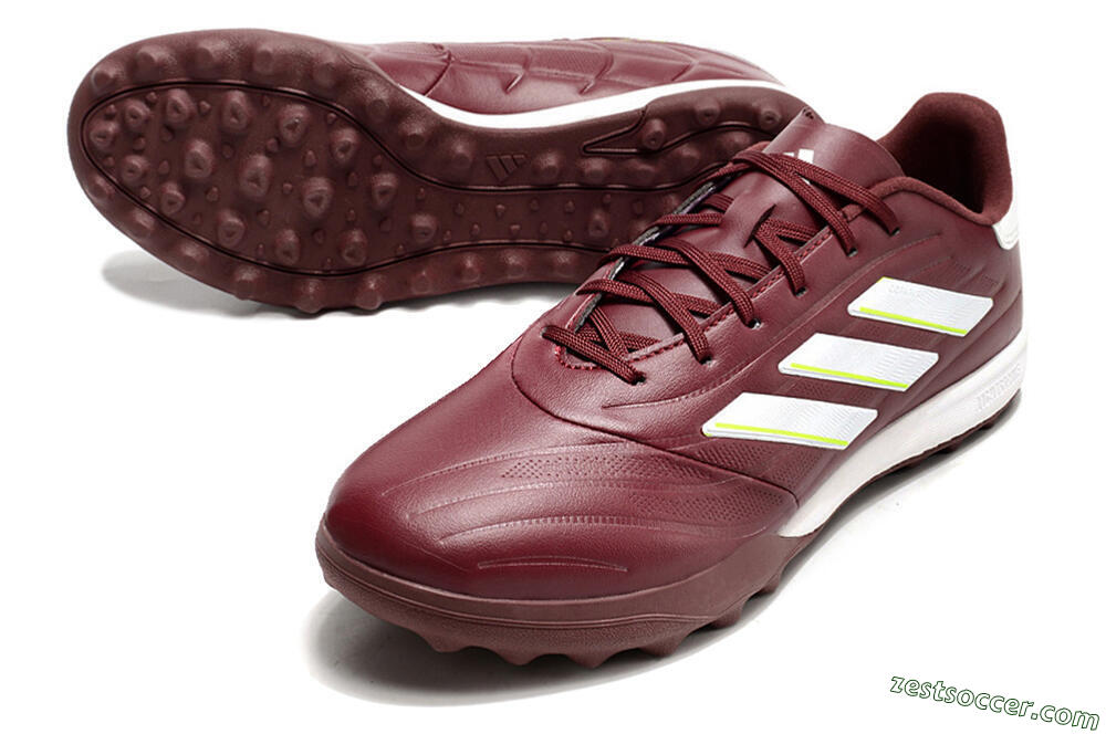 Adidas Copa Pure.3 TF Low-Tops Soccer Shoes - Red/White/Yellow 3