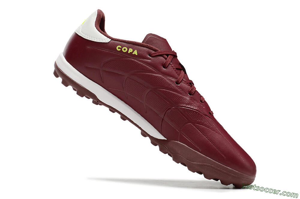 Adidas Copa Pure.3 TF Low-Tops Soccer Shoes - Red/White/Yellow 4