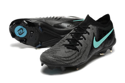 Nike Phantom Luna Elite FG Low-Tops Soccer Cleats - Grey/Black/Jade