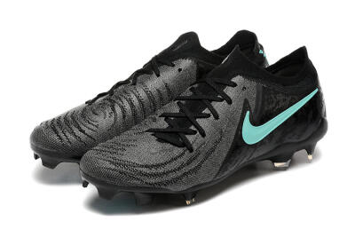 Nike Phantom Luna Elite FG Low-Tops Soccer Cleats - Grey/Black/Jade
