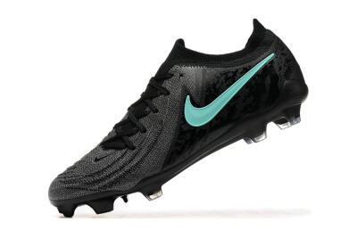 Nike Phantom Luna Elite FG Low-Tops Soccer Cleats - Grey/Black/Jade