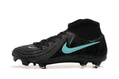 Nike Phantom Luna Elite FG High-Tops Soccer Cleats - Grey/Black/Jade