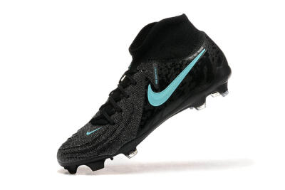 Nike Phantom Luna Elite FG High-Tops Soccer Cleats - Grey/Black/Jade