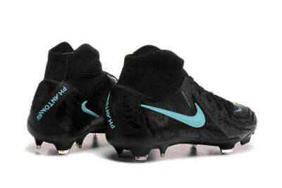 Nike Phantom Luna Elite FG High-Tops Soccer Cleats - Grey/Black/Jade