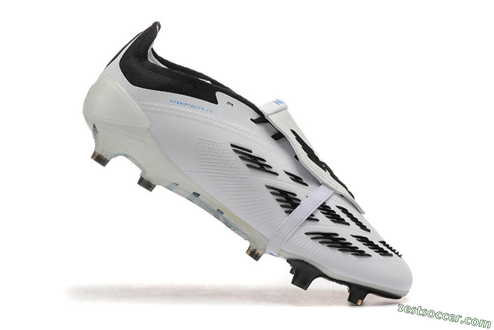 Adidas Predator Elite Foldover Tongue FG Low-Tops Soccer Cleats - White/Rainbow 7