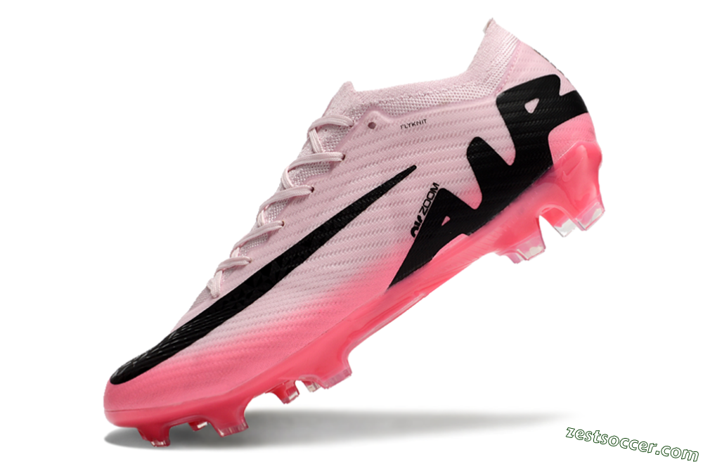 Nike Air Zoom Mercurial Vapor 15 Elite FG Low-Tops Soccer Cleats - Pink/Black 5