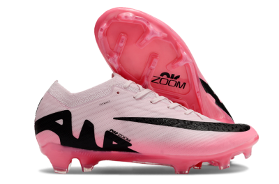 Nike Air Zoom Mercurial Vapor 15 Elite FG Low-Tops Soccer Cleats - Pink/Black