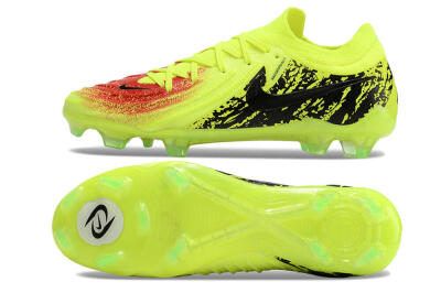 Nike Phantom Luna Elite NU FG Low-Tops Soccer Cleats - Yellow/Red/Black
