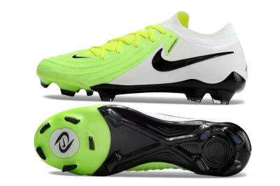 Nike Phantom Luna Elite NU FG Low-Tops Soccer Cleats - Green/White/Black