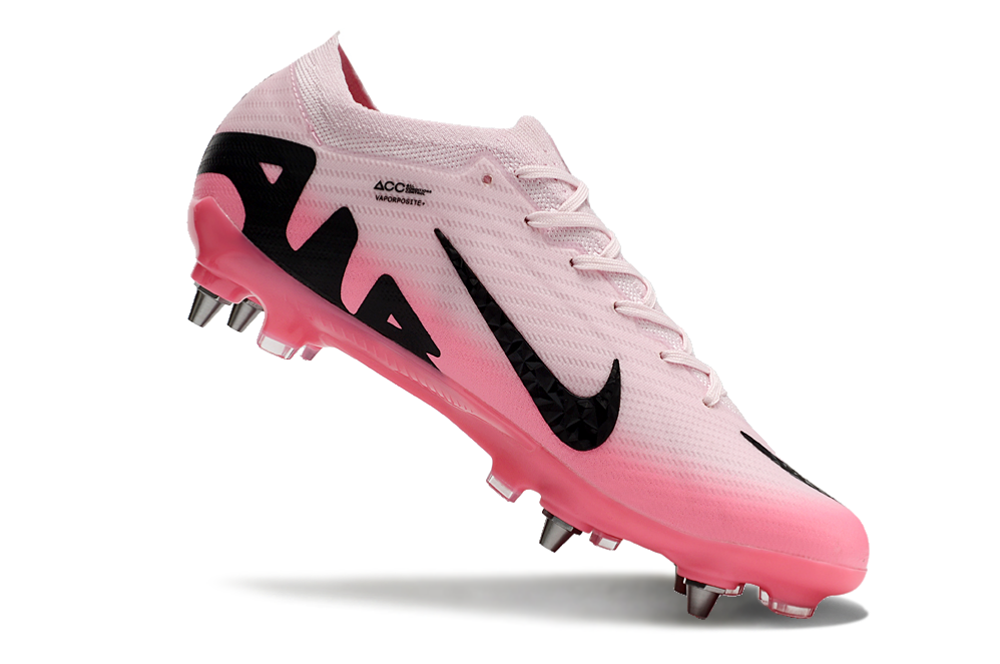 Nike Air Zoom Mercurial Vapor 15 Elite SG Low-Tops Soccer Cleats - Pink/Black 4