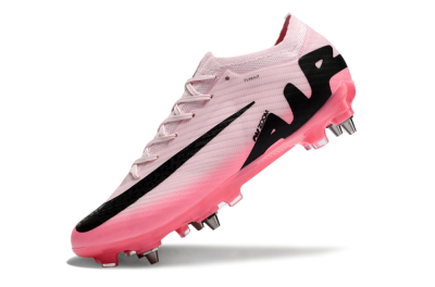 Nike Air Zoom Mercurial Vapor 15 Elite SG Low-Tops Soccer Cleats - Pink/Black