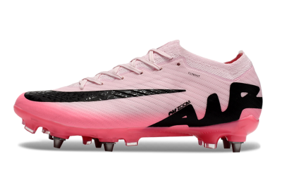 Nike Air Zoom Mercurial Vapor 15 Elite SG Low-Tops Soccer Cleats - Pink/Black