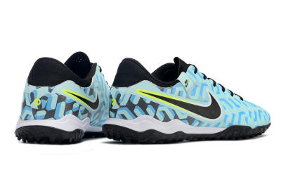 Nike Tiempo Legend 10 Pro TF Low-Tops Soccer Shoes - Blue/Black/Yellow