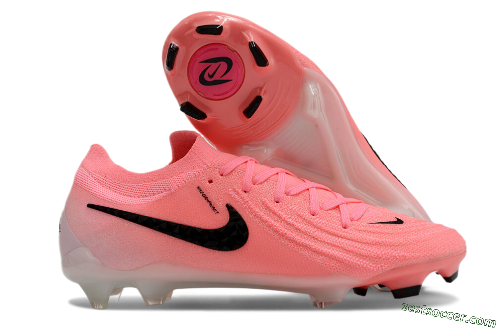 Nike Phantom Luna Elite FG Low-Tops Soccer Cleats - Pink/Black 0