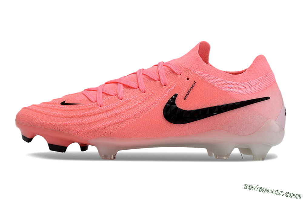 Nike Phantom Luna Elite FG Low-Tops Soccer Cleats - Pink/Black 2