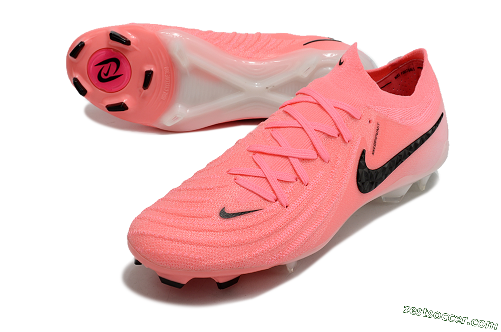 Nike Phantom Luna Elite FG Low-Tops Soccer Cleats - Pink/Black 3