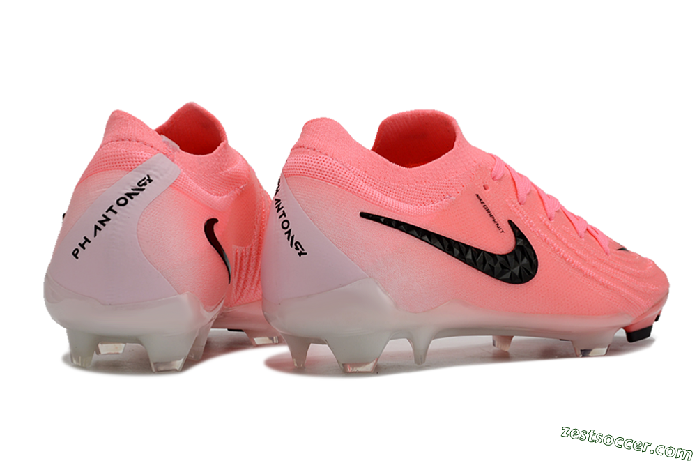 Nike Phantom Luna Elite FG Low-Tops Soccer Cleats - Pink/Black 6