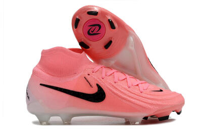 Nike Phantom Luna Elite FG High-Tops Soccer Cleats - Pink/Black