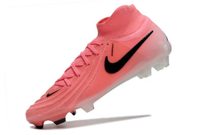 Nike Phantom Luna Elite FG High-Tops Soccer Cleats - Pink/Black