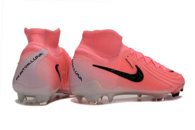 Nike Phantom Luna Elite FG High-Tops Soccer Cleats - Pink/Black