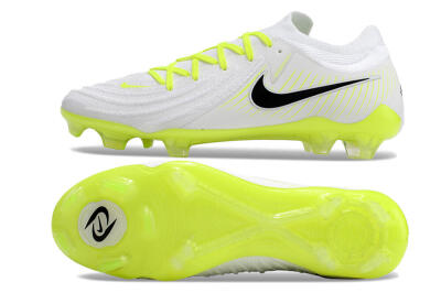 Nike Phantom Luna Elite NU FG Low-Tops Soccer Cleats - White/Yellow/Black