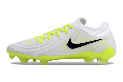 Nike Phantom Luna Elite NU FG Low-Tops Soccer Cleats - White/Yellow/Black
