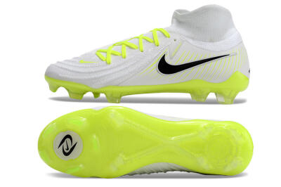 Nike Phantom Luna Elite NU FG Low-Tops Soccer Cleats - White/Yellow/Black