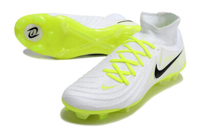 Nike Phantom Luna Elite NU FG Low-Tops Soccer Cleats - White/Yellow/Black
