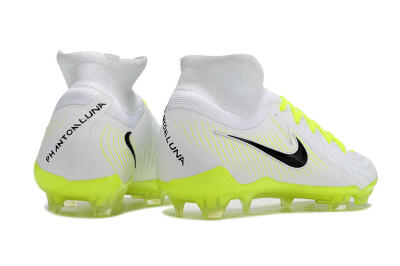 Nike Phantom Luna Elite NU FG Low-Tops Soccer Cleats - White/Yellow/Black