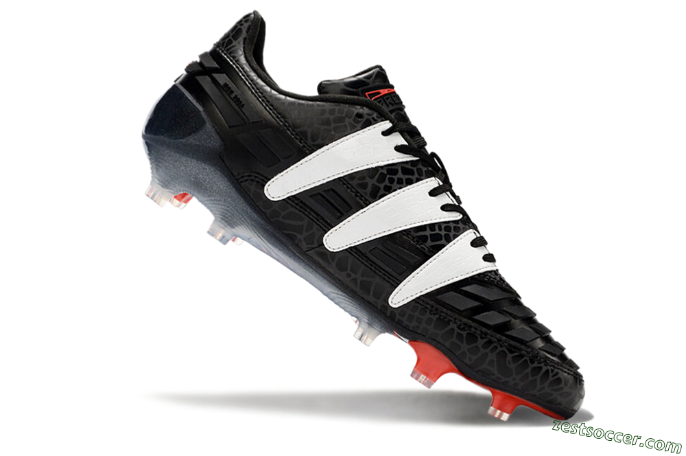 Adidas Predator 94 FG Limited Edition FG Low-Tops Soccer Cleats - Black/Red/White 4