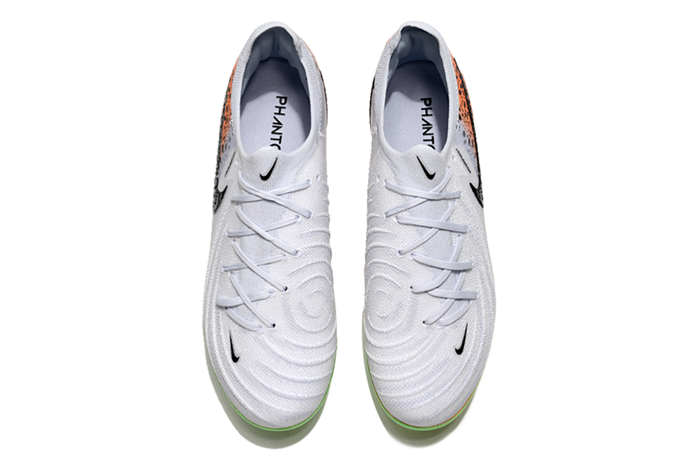 Nike Phantom Luna Elite FG Low-Tops Soccer Cleats - Grey/Orange/Black 4
