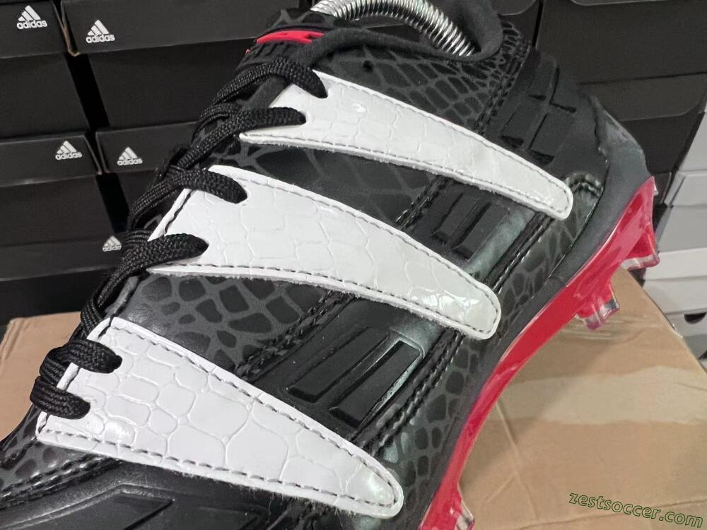 Adidas Predator 94 FG Limited Edition FG Low-Tops Soccer Cleats - Black/Red/White