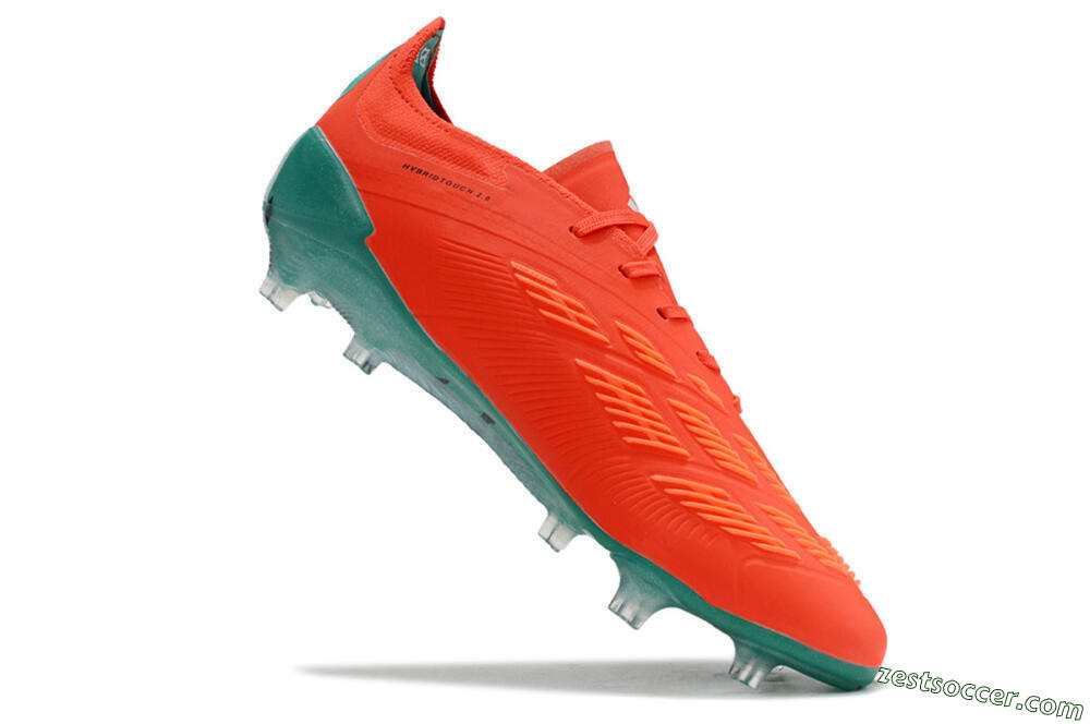 Adidas Predator Accuracy FG Low-Tops Soccer Cleats - Red/White/Green 4