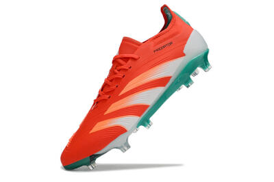 Adidas Predator Accuracy FG Low-Tops Soccer Cleats - Red/White/Green