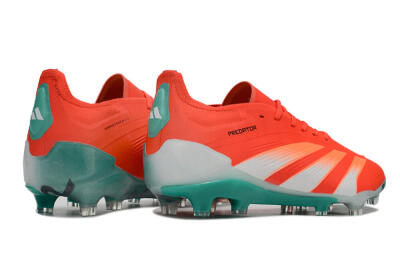 Adidas Predator Accuracy FG Low-Tops Soccer Cleats - Red/White/Green