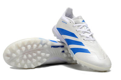 Adidas Predator 24 Elite TF Low-Tops Soccer Shoes - Beige/White/Blue