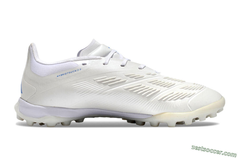 Adidas Predator 24 Elite TF Low-Tops Soccer Shoes - Beige/White/Blue 7