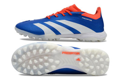 Adidas Predator 24 Elite TF Low-Tops Soccer Shoes - Blue/Red/White