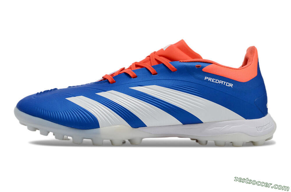 Adidas Predator 24 Elite TF Low-Tops Soccer Shoes - Blue/Red/White 2
