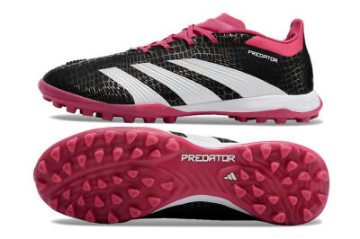 Adidas Predator 24 Elite TF Low-Tops Soccer Shoes - Black/Red/White