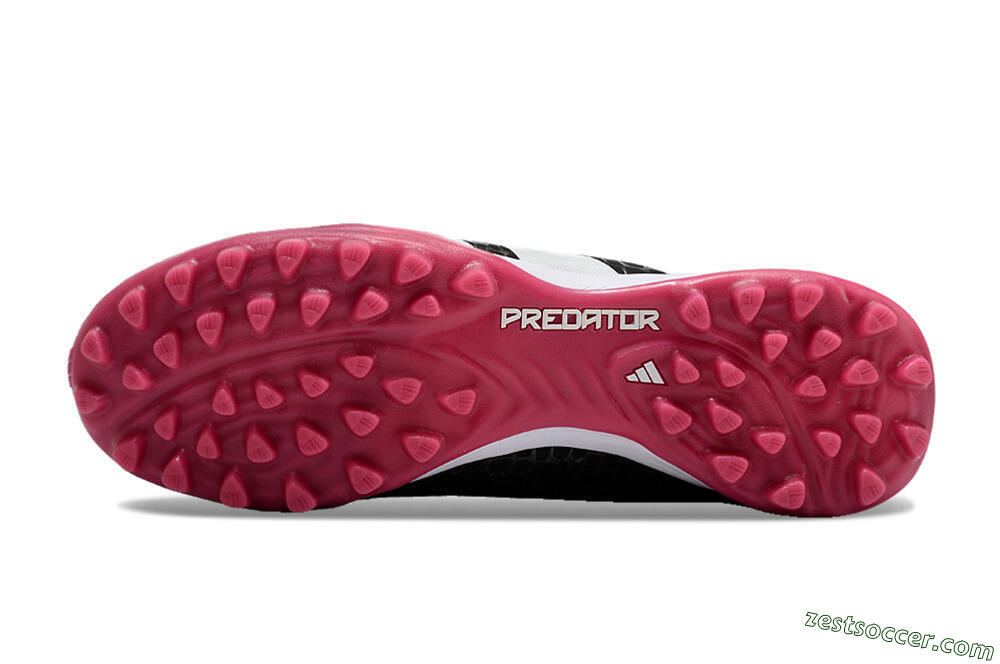 Adidas Predator 24 Elite TF Low-Tops Soccer Shoes - Black/Red/White 6