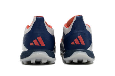 Adidas Predator 24 Elite TF Low-Tops Soccer Shoes - Silver/Blue/Red