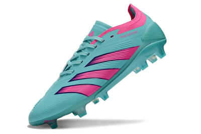 Adidas Predator Accuracy FG Low-Tops Soccer Cleats - Jade/Pink/Purple