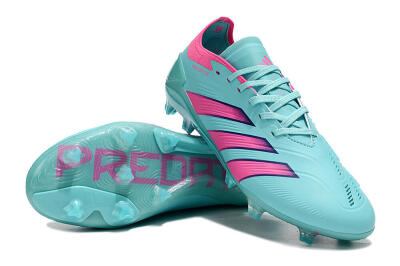 Adidas Predator Accuracy FG Low-Tops Soccer Cleats - Jade/Pink/Purple