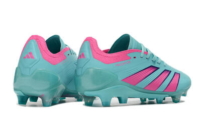 Adidas Predator Accuracy FG Low-Tops Soccer Cleats - Jade/Pink/Purple