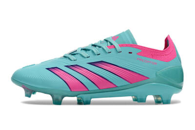 Adidas Predator Accuracy FG Low-Tops Soccer Cleats - Jade/Pink/Purple