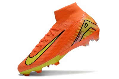 Nike Air Zoom Mercurial Superfly 10 Elite FG High-Tops Soccer Cleats - Red/Yellow/Black