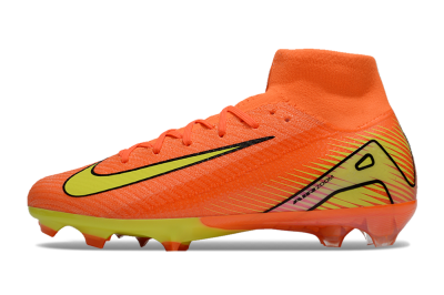 Nike Air Zoom Mercurial Superfly 10 Elite FG High-Tops Soccer Cleats - Red/Yellow/Black